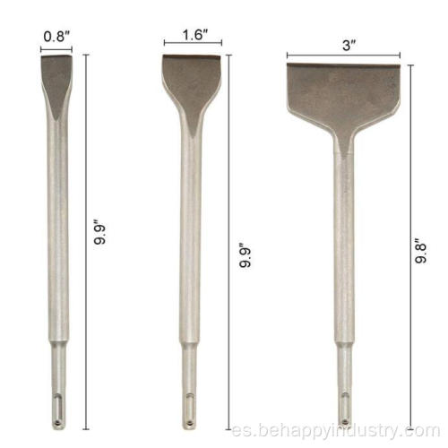 SDS Plus Set de cincel de perforación de martillo